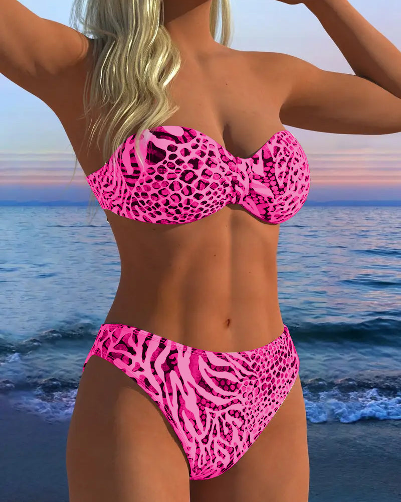 Badedragt Sexet Leopardprint To-Del