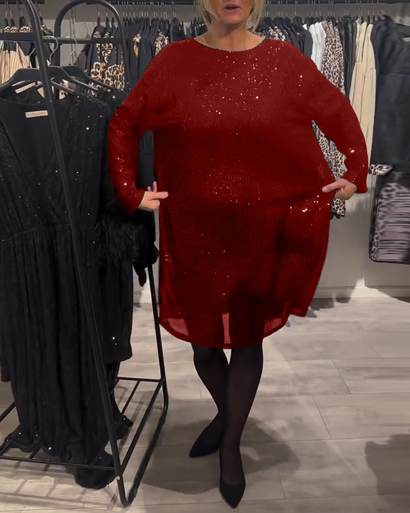 Kjole Elegant Backless Strappy Sequin