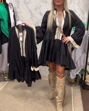 Løs Bohemian Feriekjole