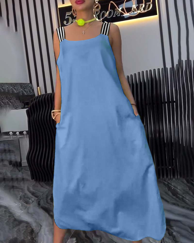 Kjole Splittet Stropper Løs