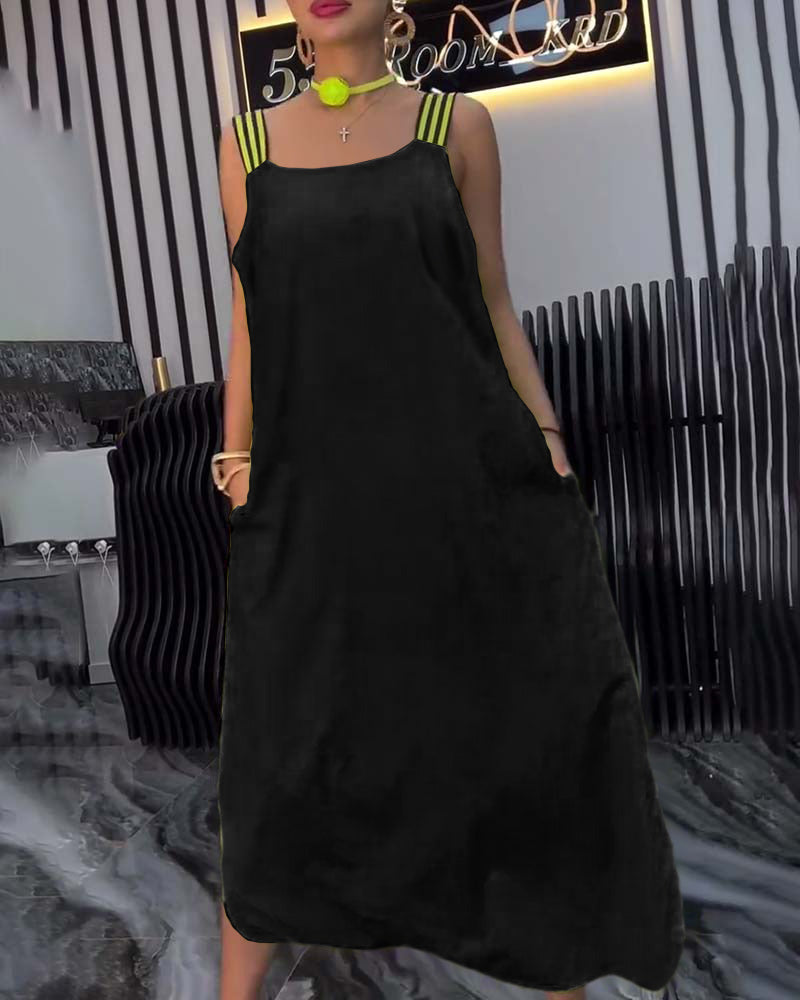 Kjole Splittet Stropper Løs