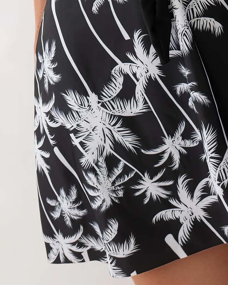 Badekjole Snørelukning Veststil Firedelt