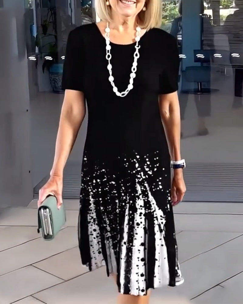 Kjole Temperamentsfuld Pendler Tryk