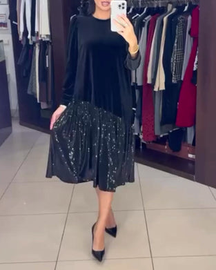 Kjole afslappet temperament pailletter