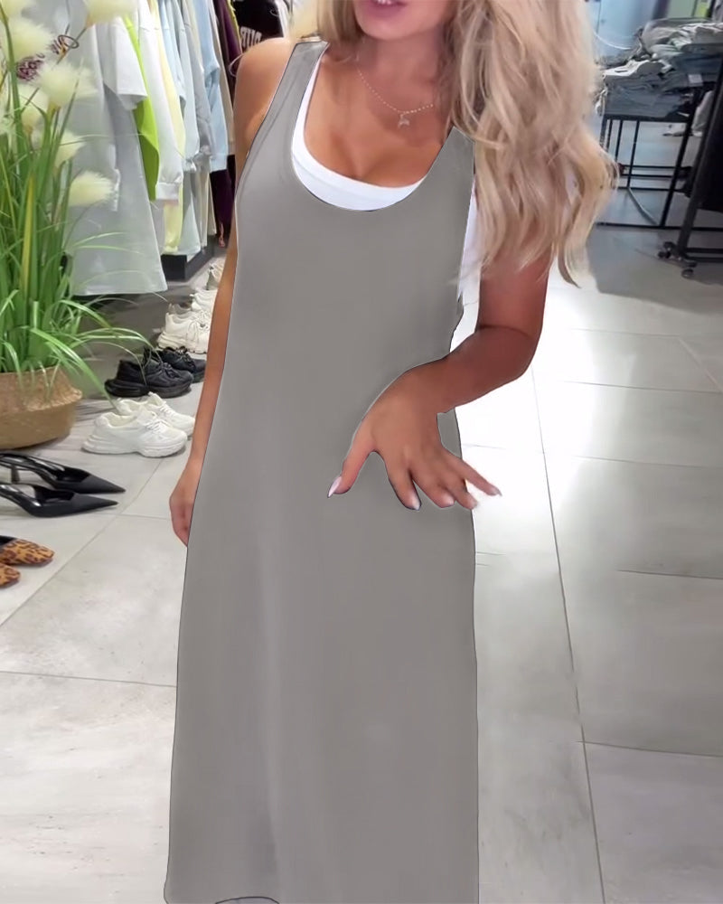 Kjole Slimmende Seler Casual