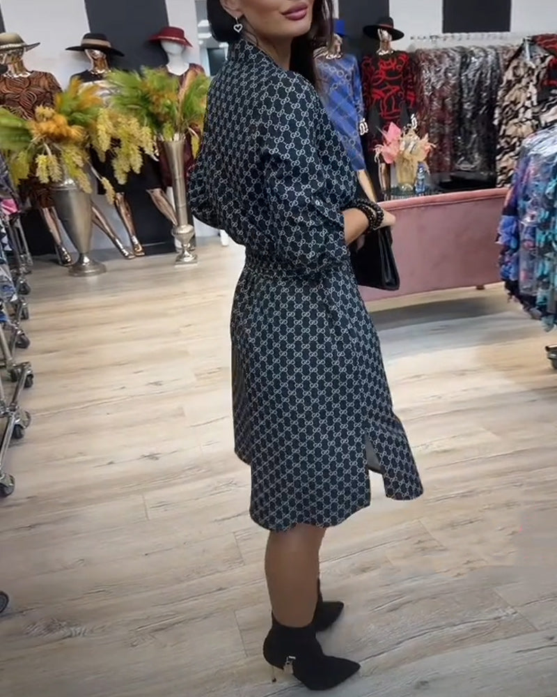 Skjortekjole Krave Diamant