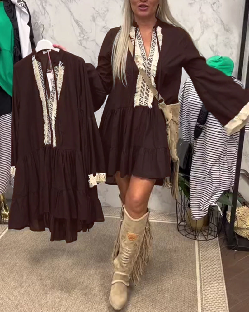 Løs Bohemian Feriekjole