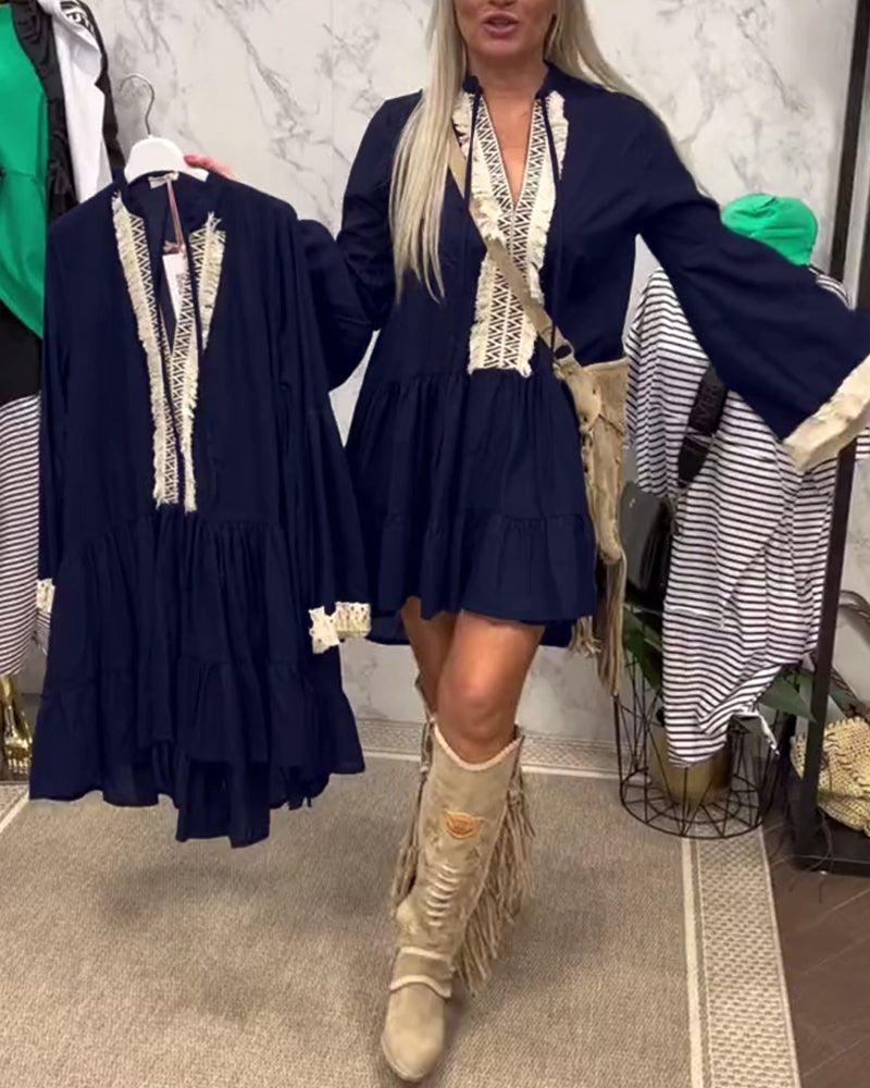 Løs Bohemian Feriekjole