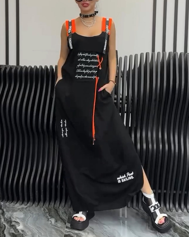 Kjole Ærmeløs Personlig Bogstavtryk