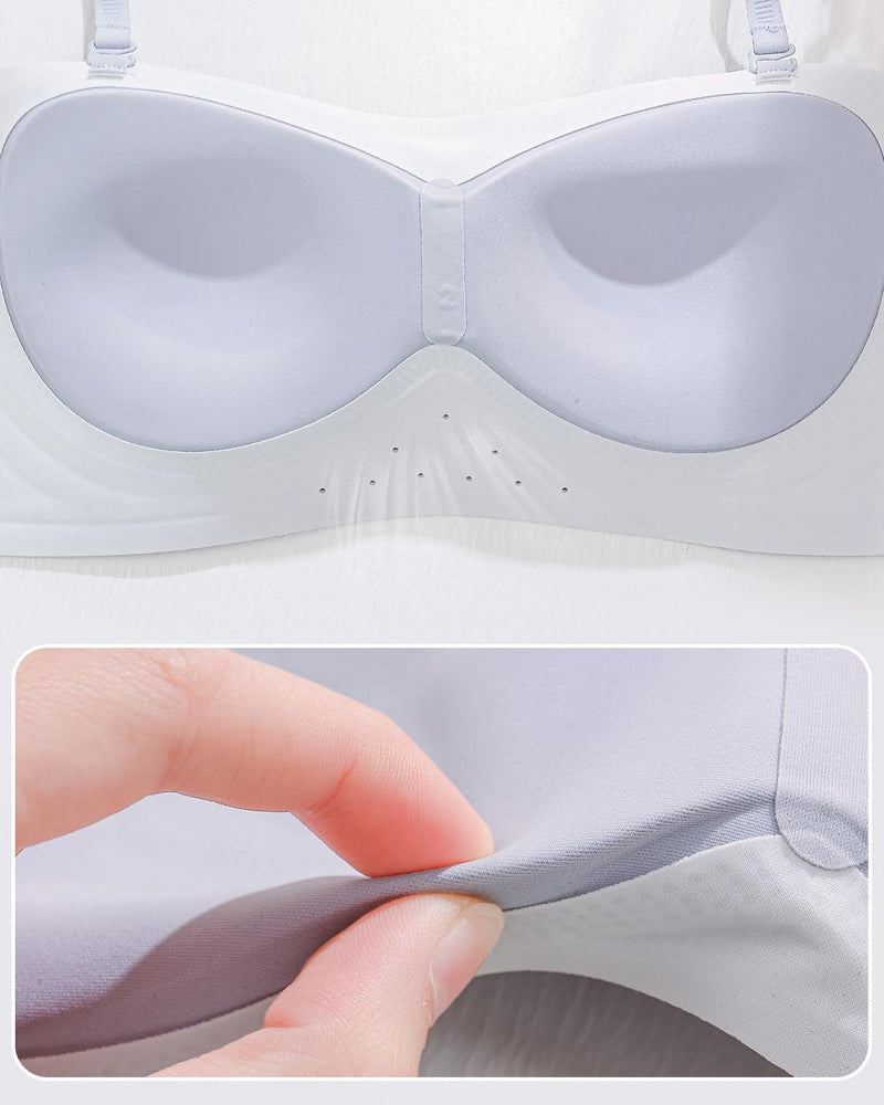 Stropfri Bh I Ensfarvet Design Med Komfort