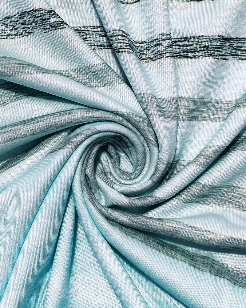 T-Shirt Rund Hals Kort Ærme Stribet