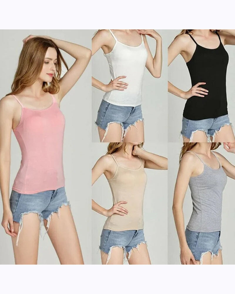 Tanktop med indbygget BH