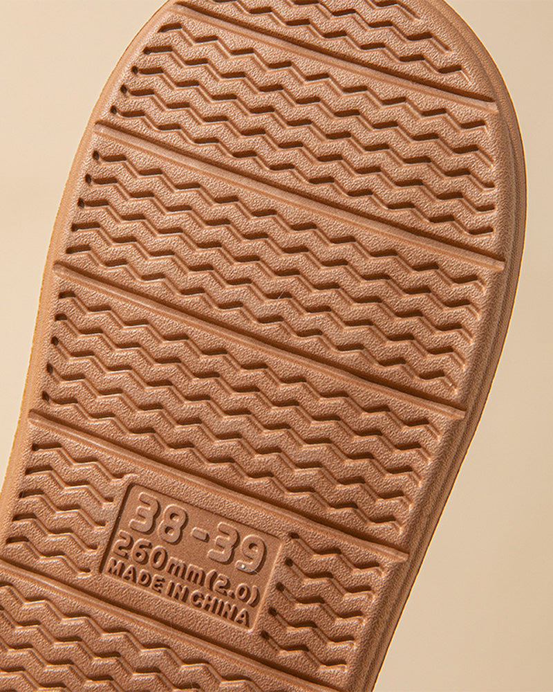 Skridsikre, lette og varme bomuldshjemmesko