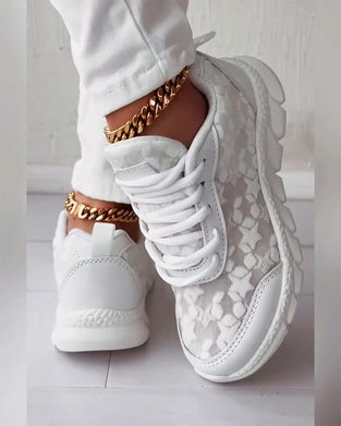 Mønstrede åndbare sneakers (Flere farvevarianter)