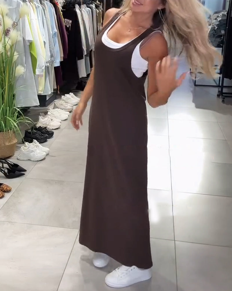 Kjole Slimmende Seler Casual