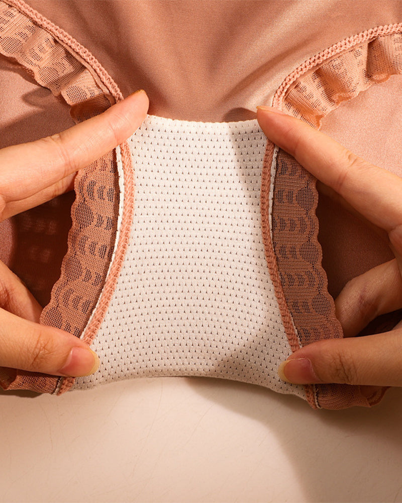 Højtaljede Blonde Trusser Til Kvinder