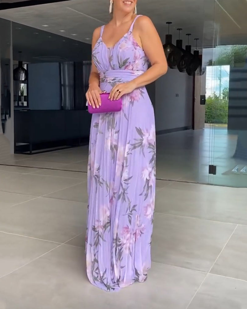 Lang feriekjole i elegant stil