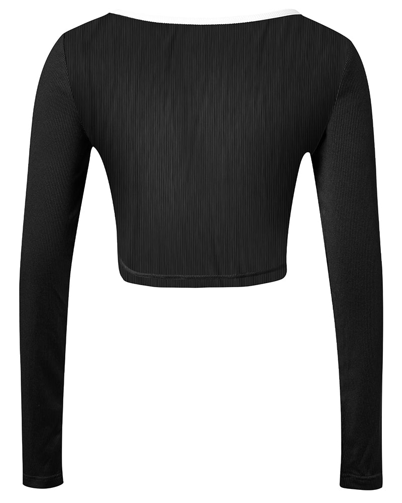 Bluse Langærmet Slim Fit