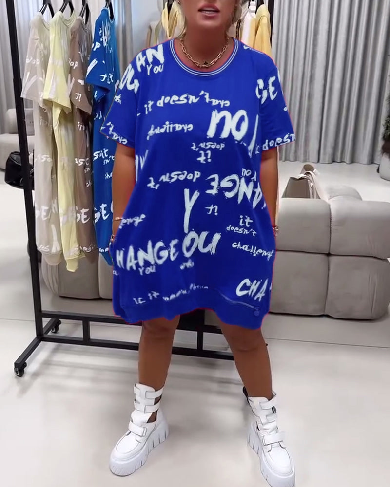 Kjole Løs Bogstavtryk