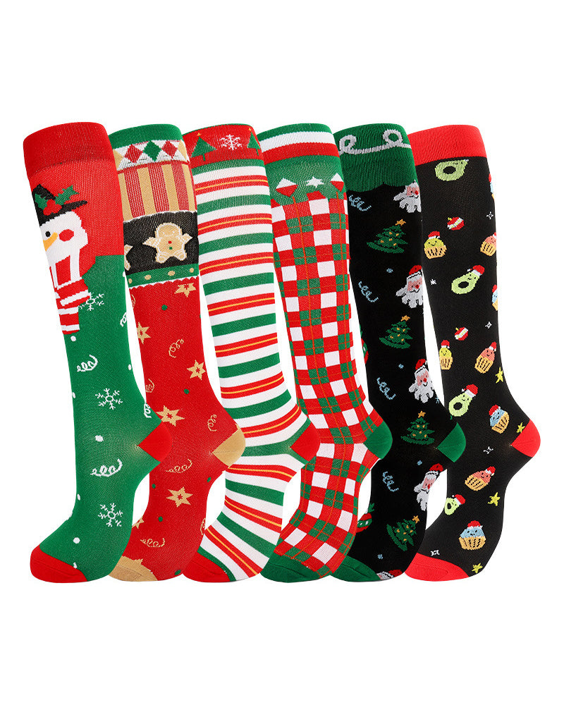 Sokker Høj Elastisk Læg