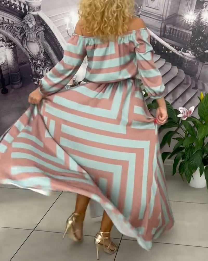 Robe Tendance et Élégante Imprimée