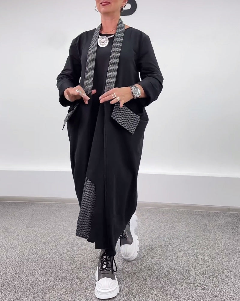 Kjole afslappet mode løs halterneck