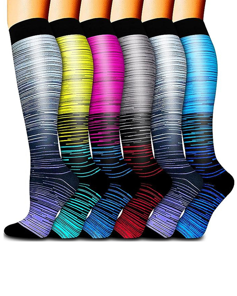 Sokker Høj Elastisk Læg