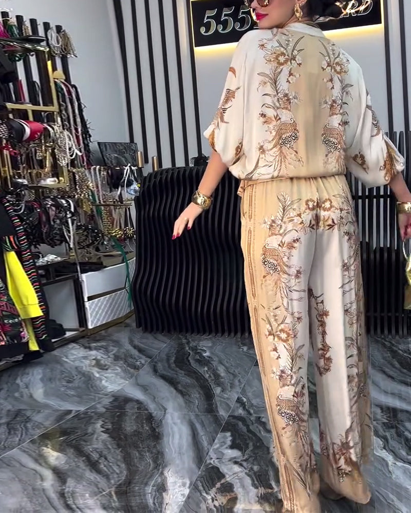 Bredbenet Jakkesæt Temperament Stående Krave Lynlås