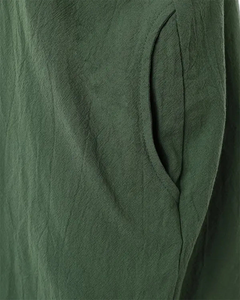 Grønt jumpsuit i afslappet stil