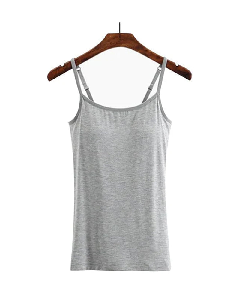 Tanktop med indbygget BH