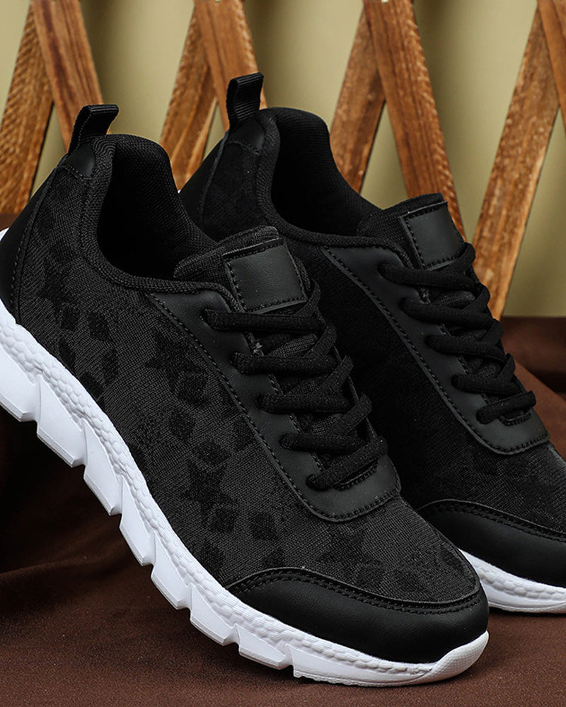 Mønstrede åndbare sneakers (Flere farvevarianter)
