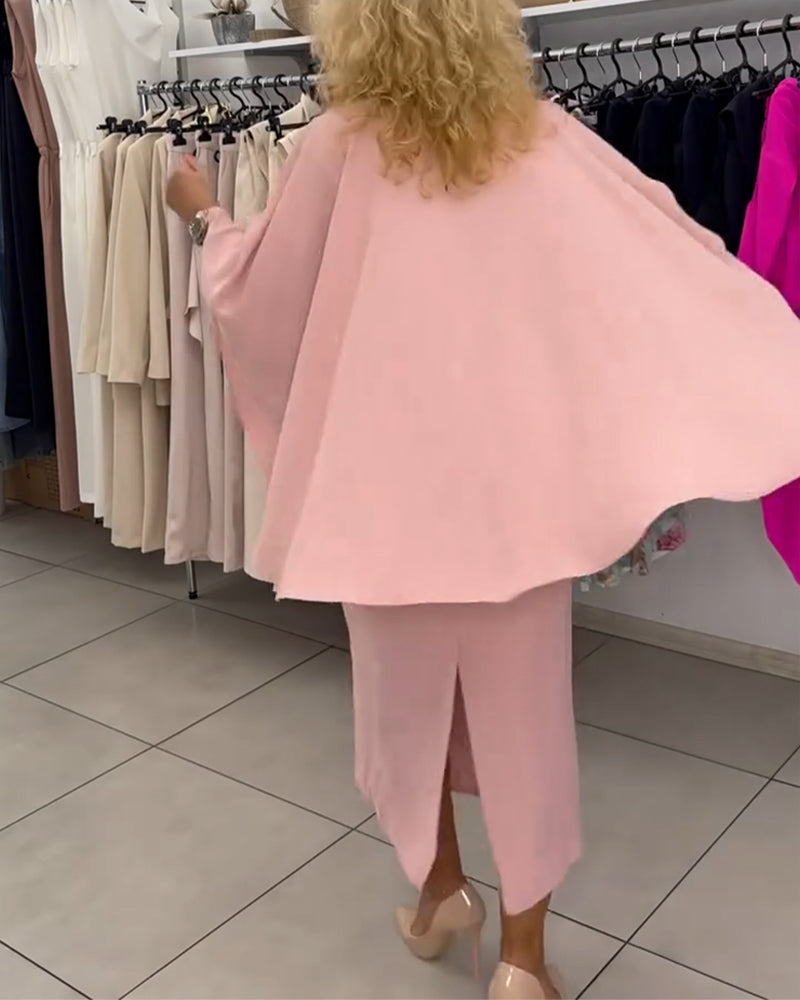 Kjole Fashionable Rund Hals Elegant