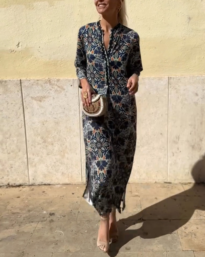 Kjole retro modeprint