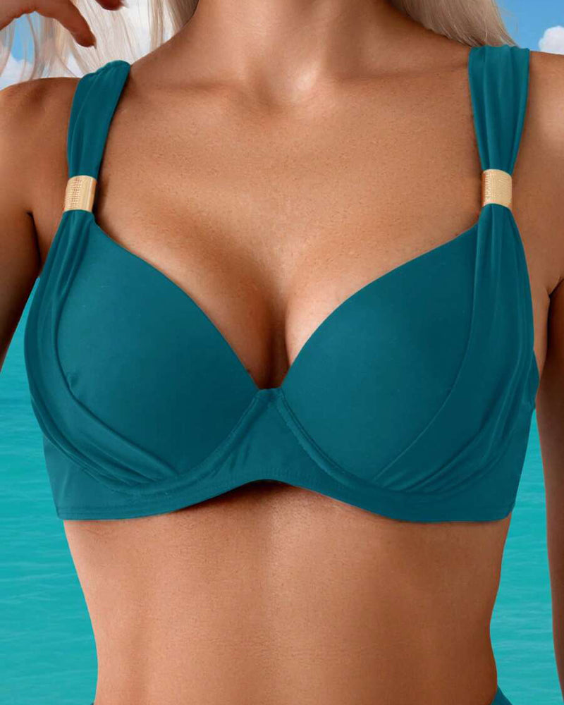 Bikini Sexet Bh Ensfarvet