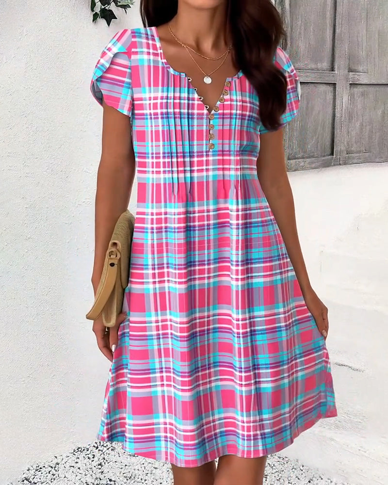 Kjole Puffærme Tærsket