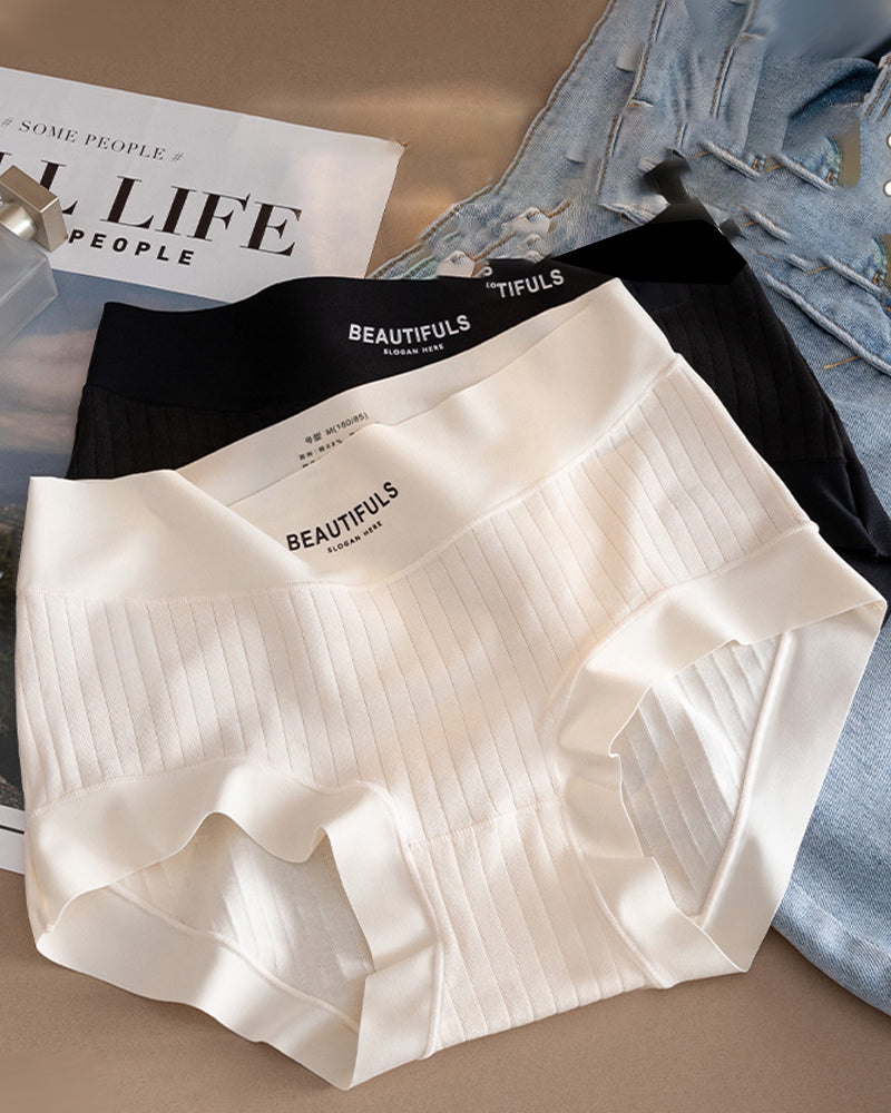 Trusser Langfibret Bomuld Høj Talje