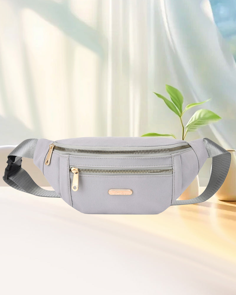 Enkel ensfarvet skuldertaske