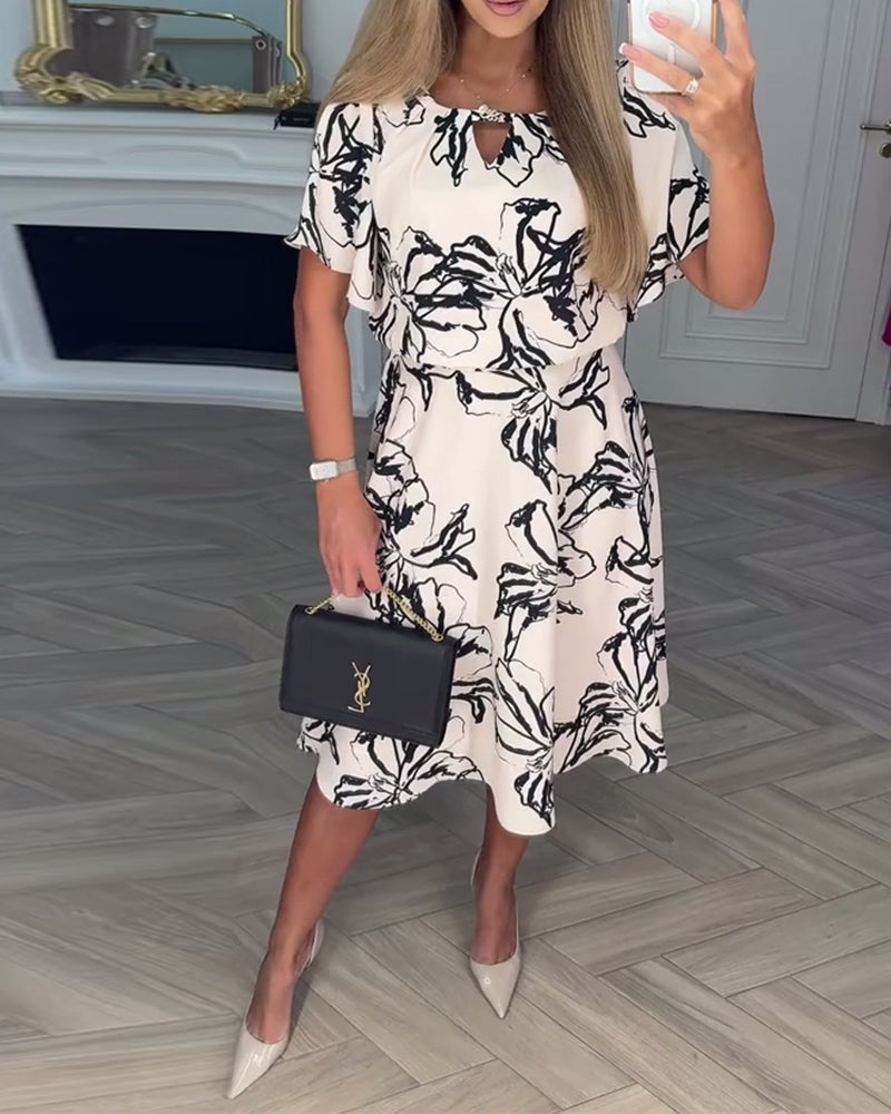 Kjole afslappet temperament trykt