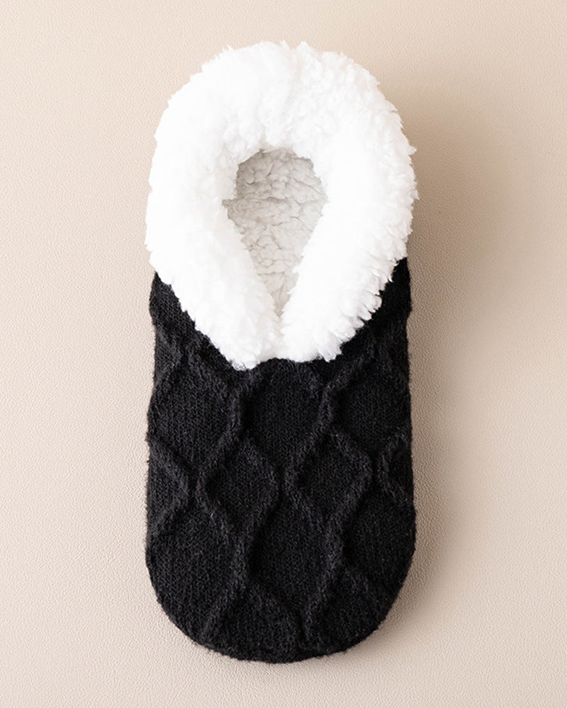 Skridsikre termiske hyggegulvsokker