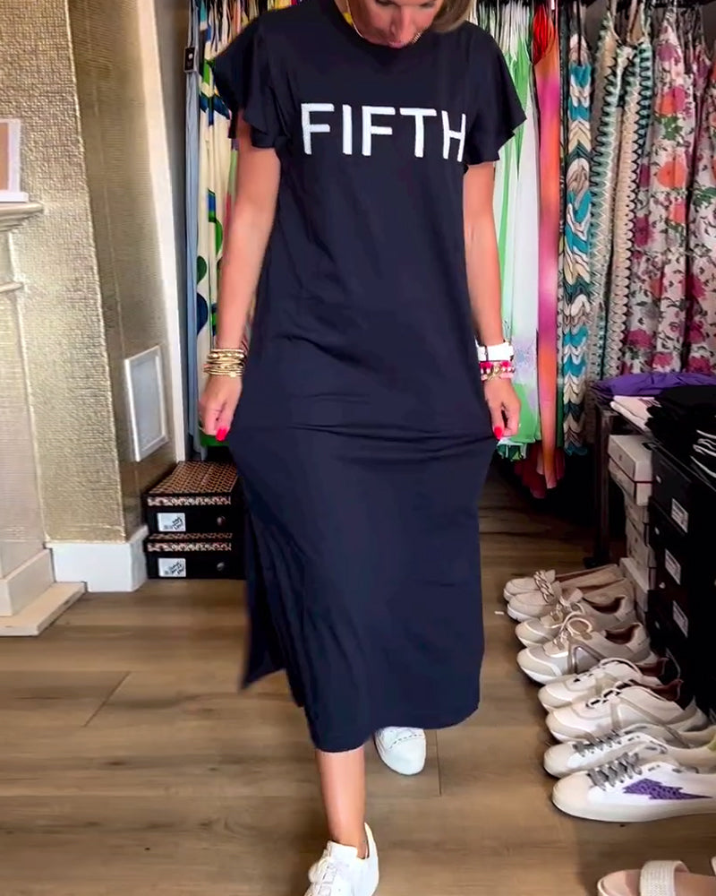 FIFTH-kjole med snit