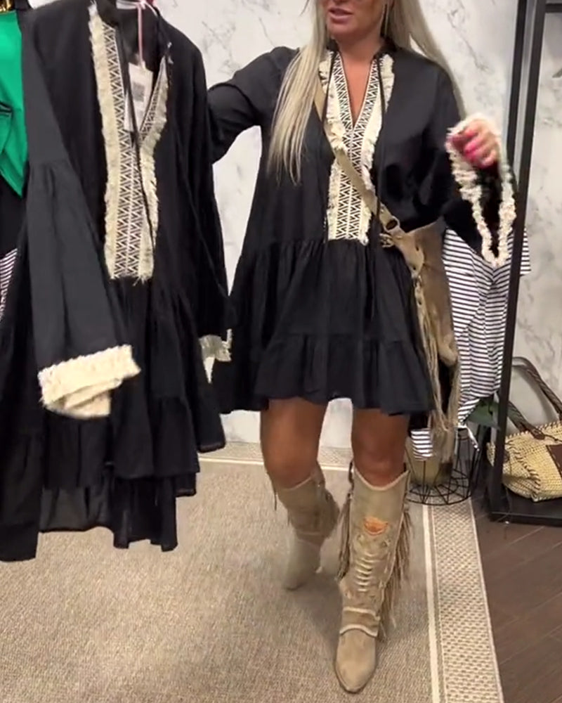 Løs Bohemian Feriekjole