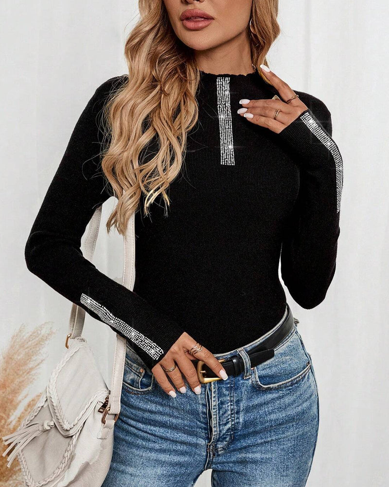 Hot Diamond Langærmed Bunddel Top