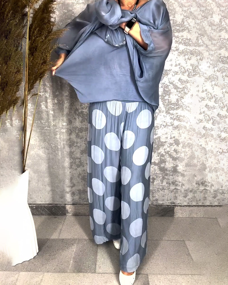 Sæt Temperament Afslappet Stil To-Del