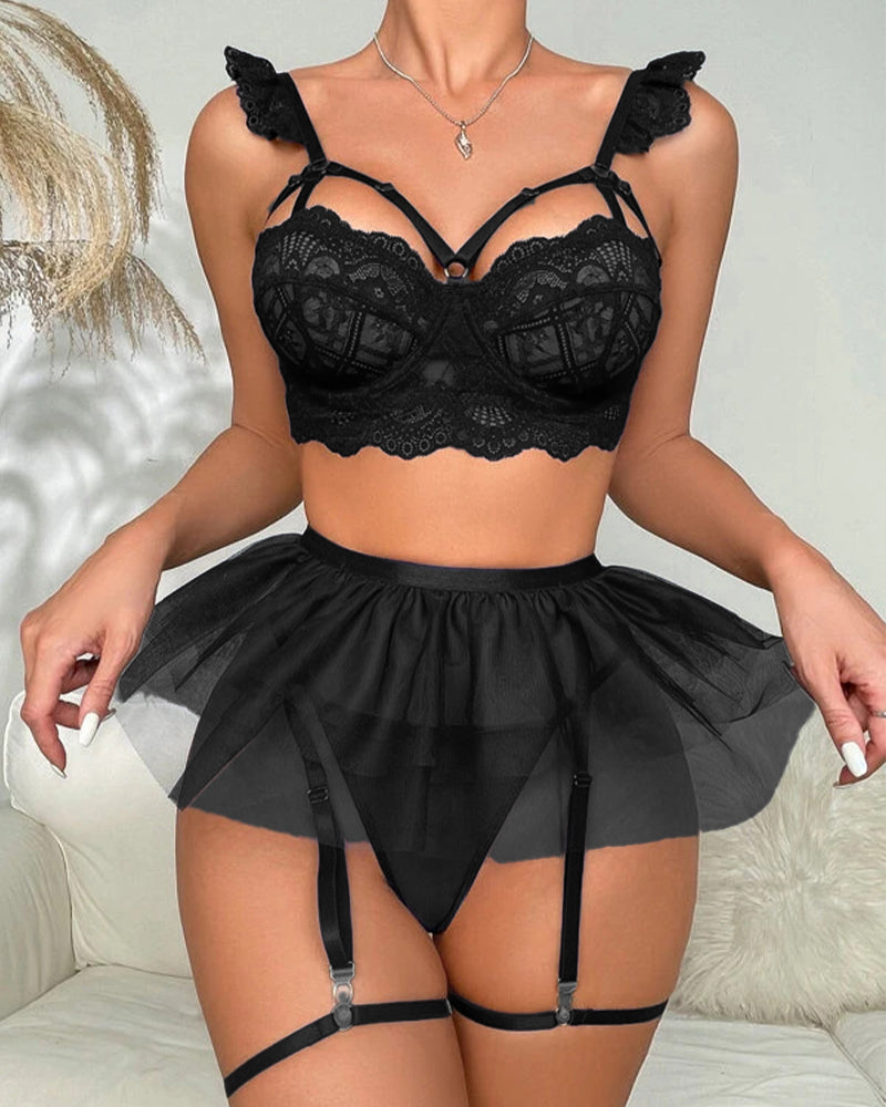 Blonde Ren Sexet Lingeri