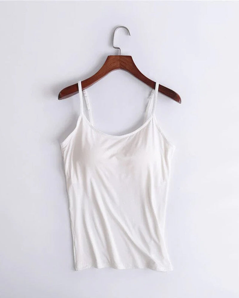 Tanktop med indbygget BH