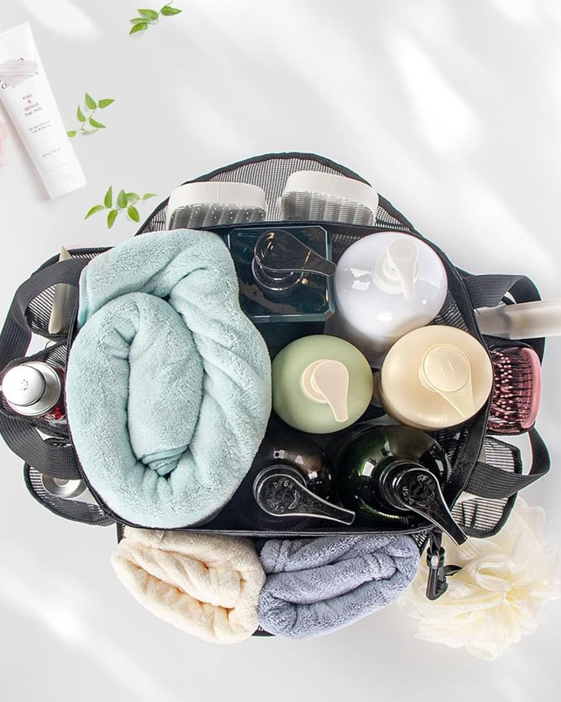 Mesh håndtaske med stor kapacitet