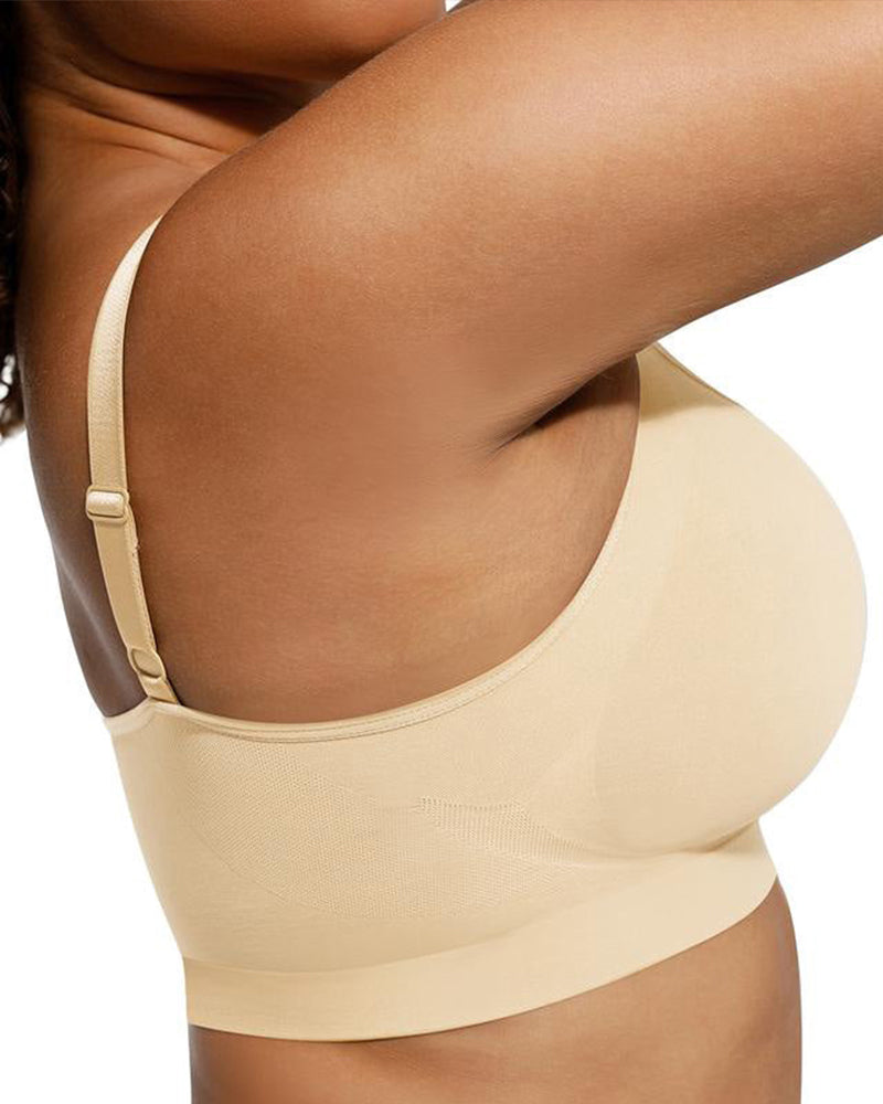 Skulpturerende BH uden støttebøjle