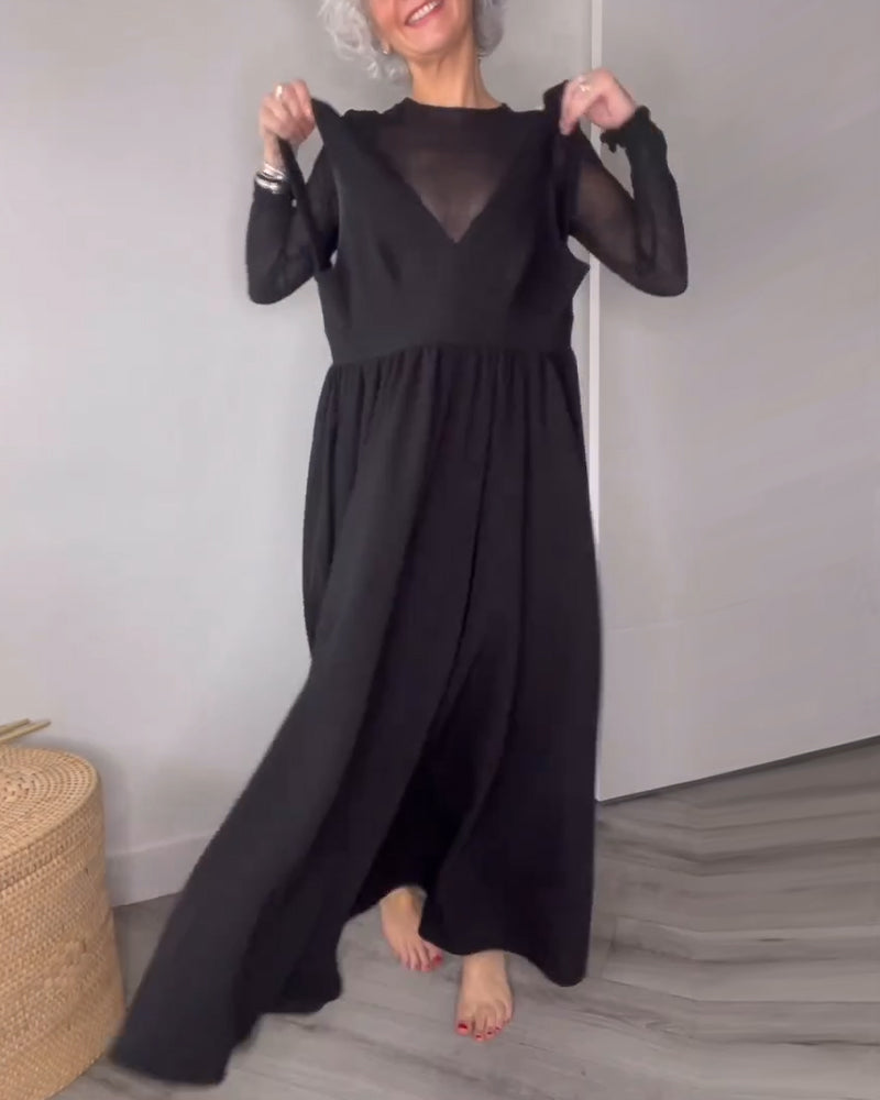 Kjole Plisseret Stor Hemsesele