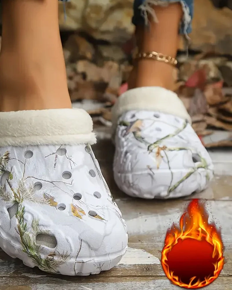 Hjemmesko stilfuldt mønster anti-skrid