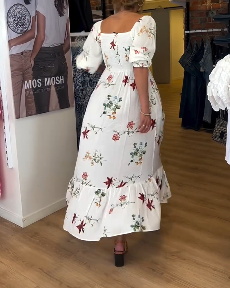 Kjole Bred Krave Trykt